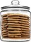 1 Gallon Glass Cookie Jar with Lid – Airtight Glass Food Storage Container for Cookies, Candy, Flour, Dog Treats & More – Clear Large Kitchen Jar for Pantry or Laundry Room – Pack of 1